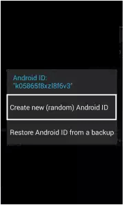 Titanium backup android ID changer.