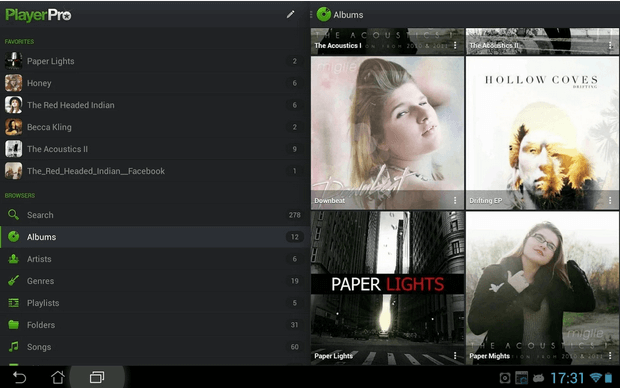 Player Pro music player snap.