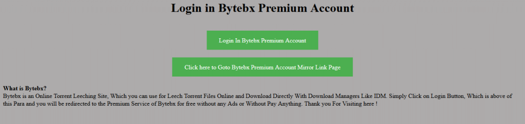 bytebx premium account